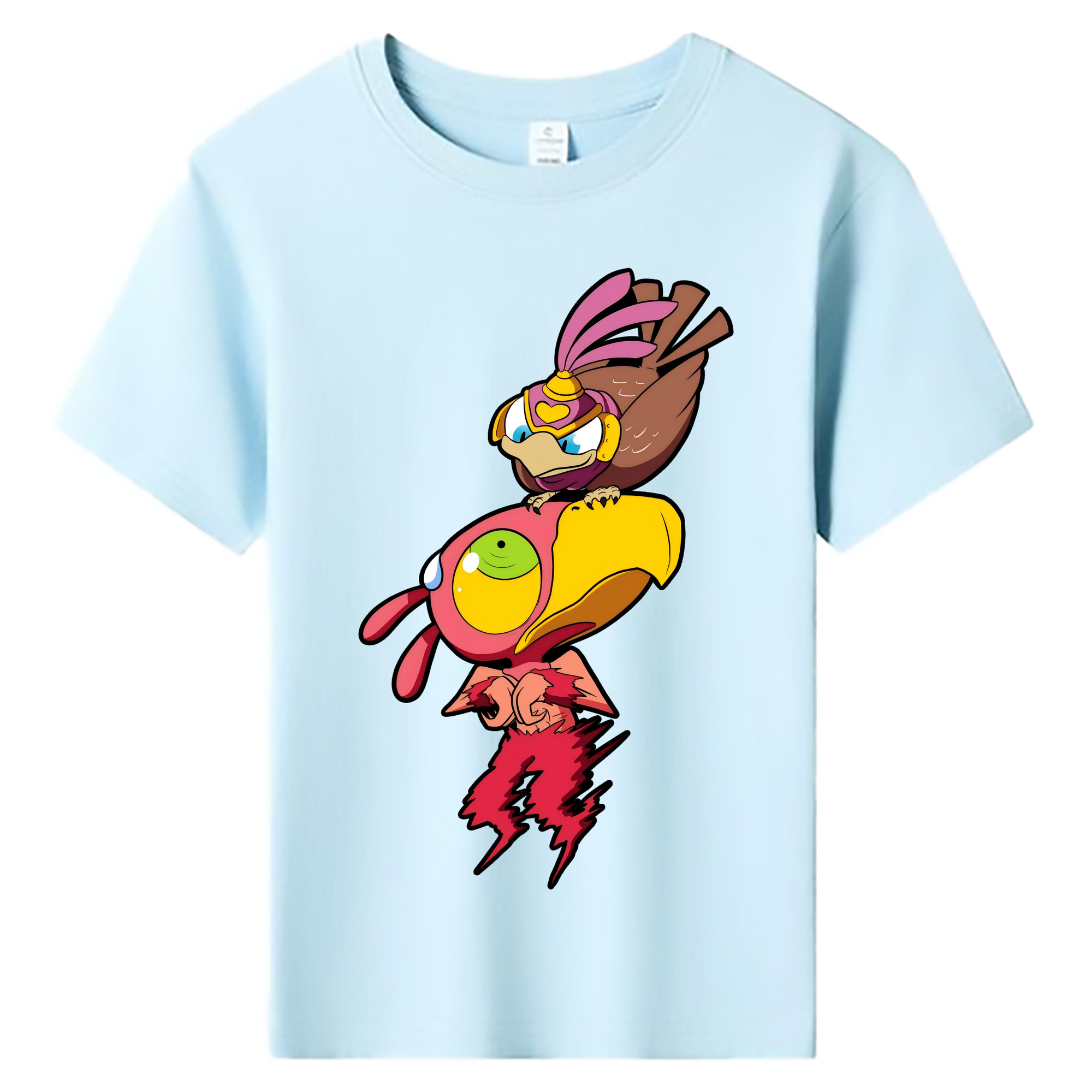 （画像用） ジョジョの奇妙な冒険 JoJo's Bizarre Adventure 綿100％キッズTシャツ（フロントプリント）